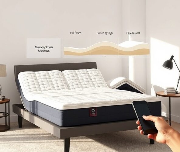 Jak dobrać materace 100×200 do stelaża regulowanego?