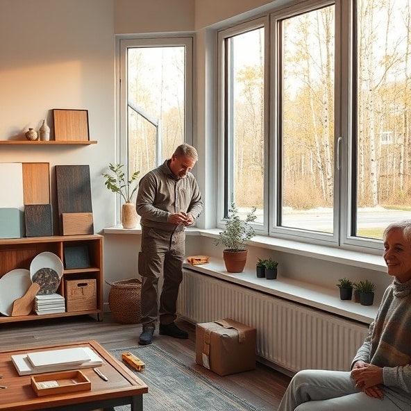 parapety wewnętrzne zielonka