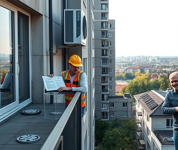 Czy montaż pompy ciepła w bloku na Ursynowie wymaga zgody?