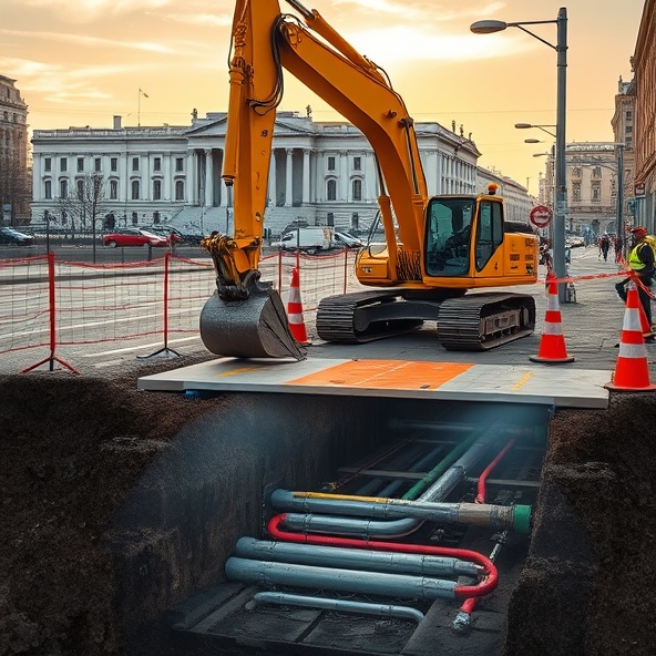 prace koparką warszawa