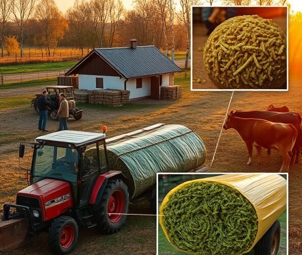 Rękaw do kiszonki dla małych gospodarstw z Mazowieckiego — oszczędność paszy?