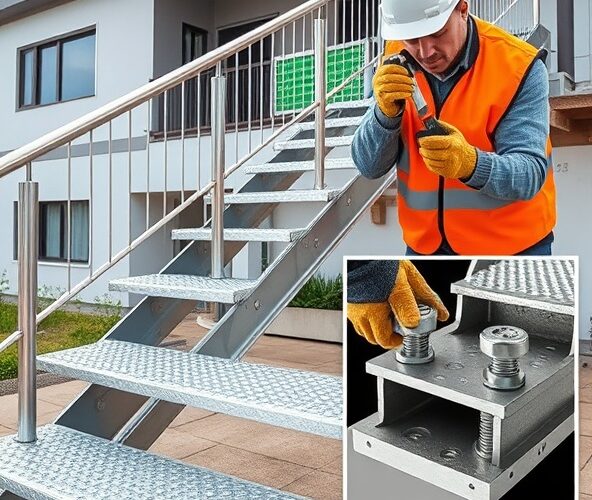 Jak wybrać stopnie metalowe ocynkowane, by były bezpieczne i trwałe?