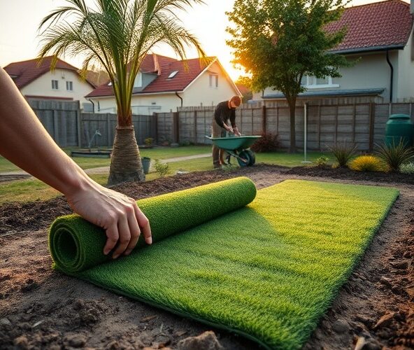 Jak przygotować podłoże pod trawę z rolki w Grodzisku Mazowieckim, by ograniczyć podlewanie?
