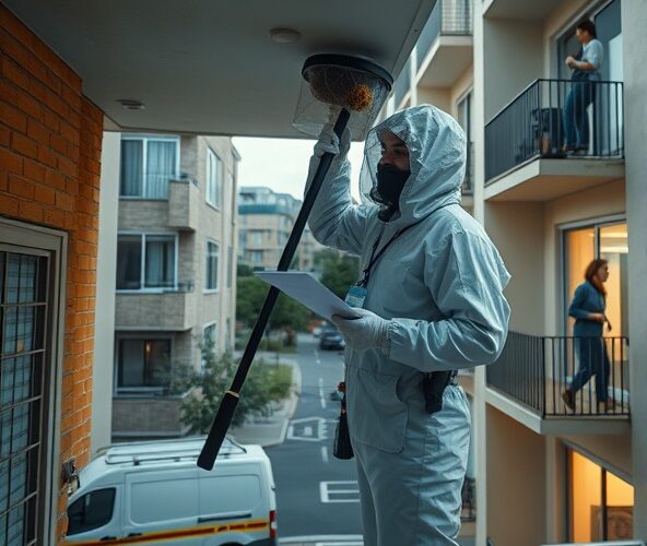 Jak bezpiecznie i legalnie zlecić usuwanie gniazd os z balkonu w bloku?