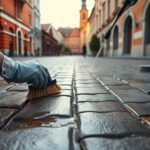 usuwanie plam oleju z kostki wrocław