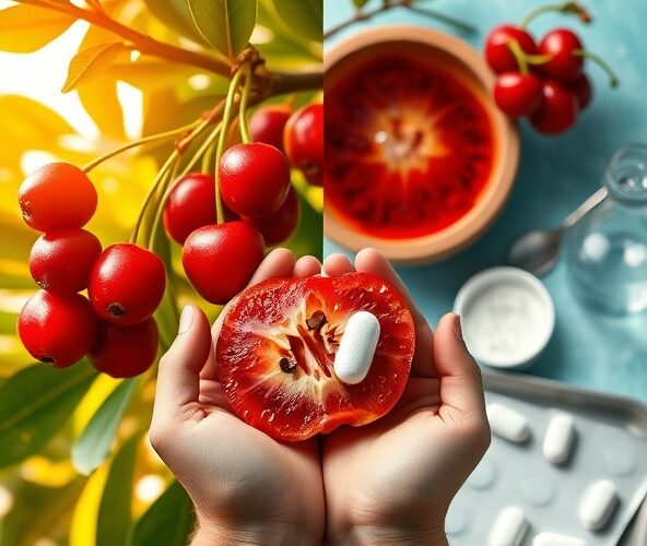 Naturalna witamina C z aceroli czy syntetyczna przy wyborze suplementu?