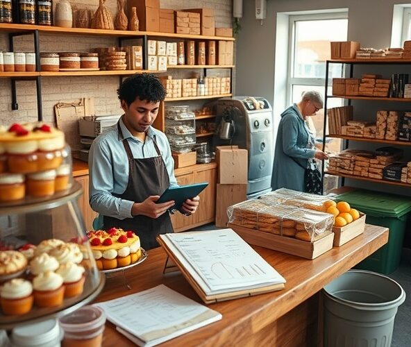 Jak właściciel małej cukierni może zaplanować zaopatrzenie na weekend, żeby ograniczyć wyrzucanie niesprzedanych ciast?